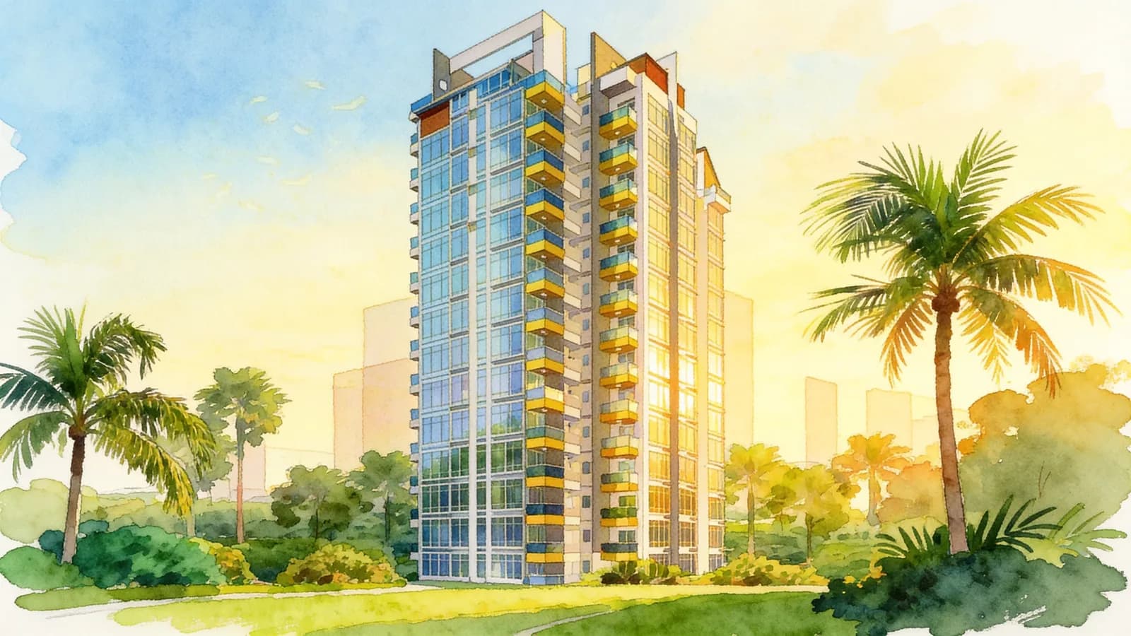 City Regency, a 15-storey apartment in Kallang. Illustration is AI-generated.