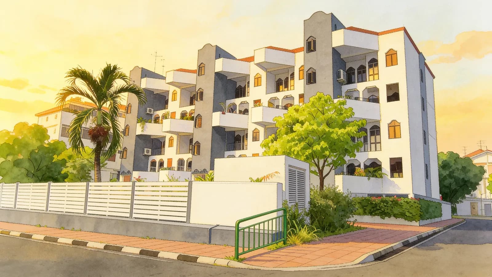 Tembeling Centre, an apartment in Marine Parade. Illustration is AI-generated.