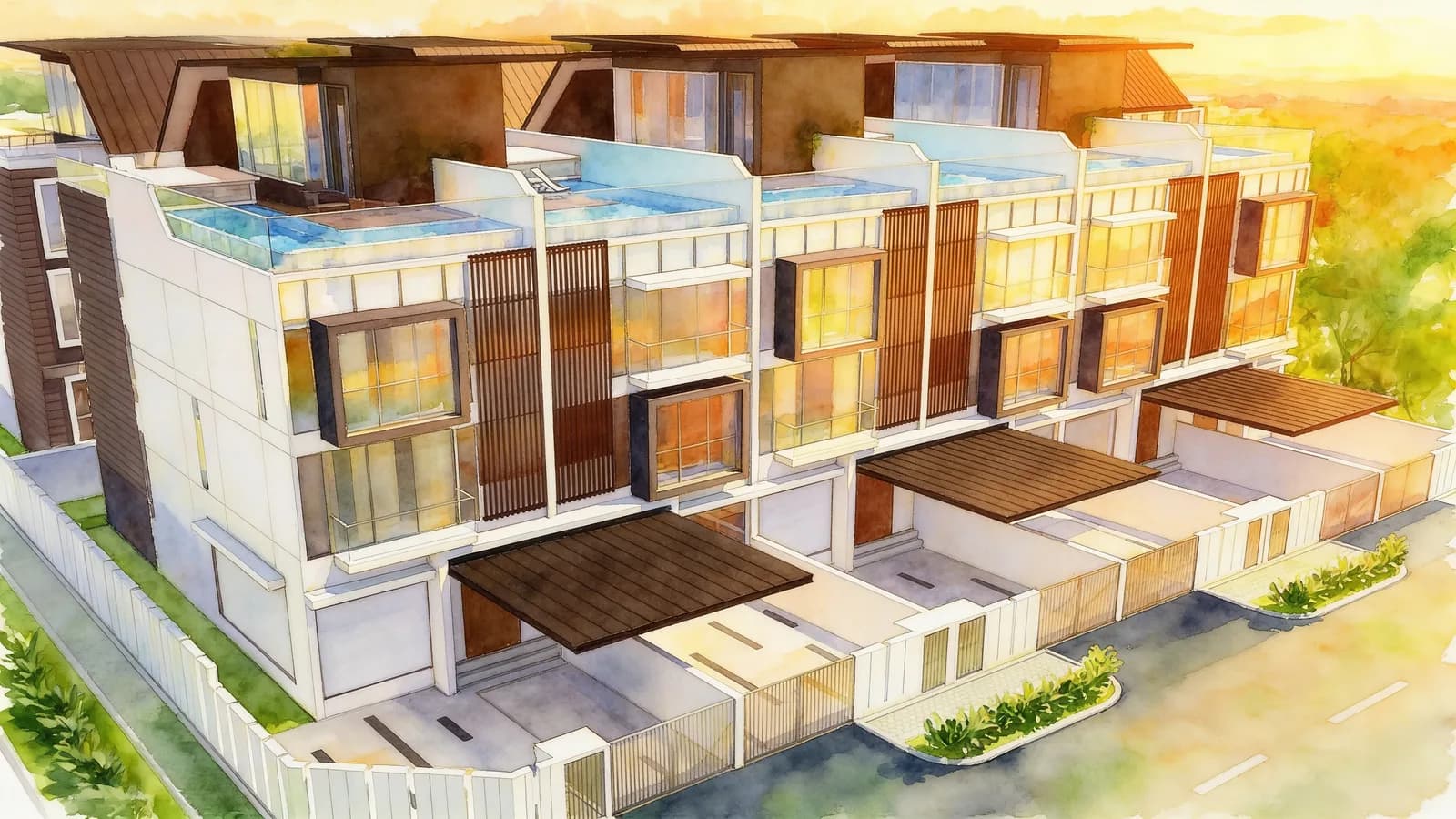 An illustration of The Shoreline Residences I
