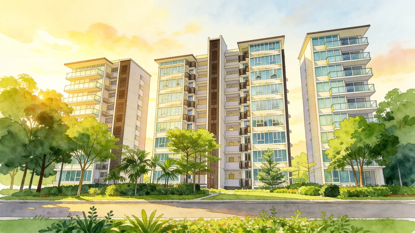 The Solitaire, a condominium in Tanglin. Illustration is AI-generated.