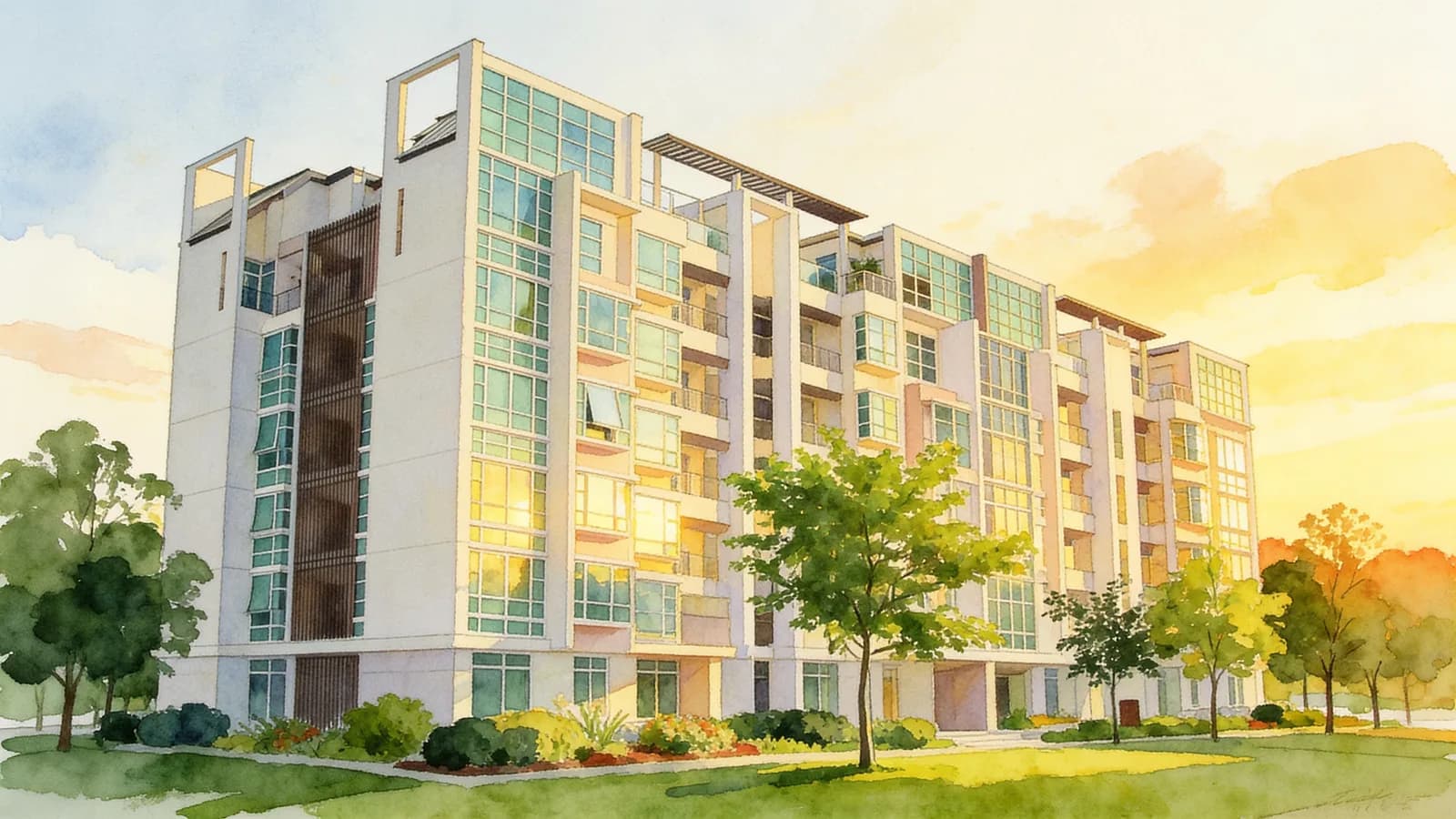 Coastarina, a condominium in Bedok. Illustration is AI-generated.