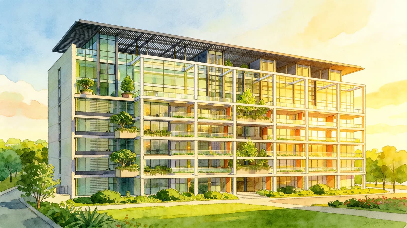 21 Anderson, a 9-storey condominium in Tanglin. Illustration is AI-generated.