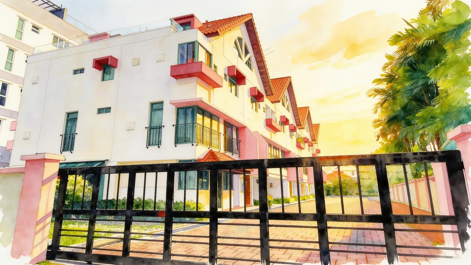 Haig Grove, an apartment in Marine Parade. Illustration is AI-generated.