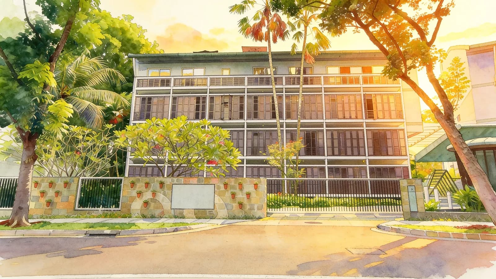 Nassim Jade, a condominium in Tanglin. Illustration is AI-generated.