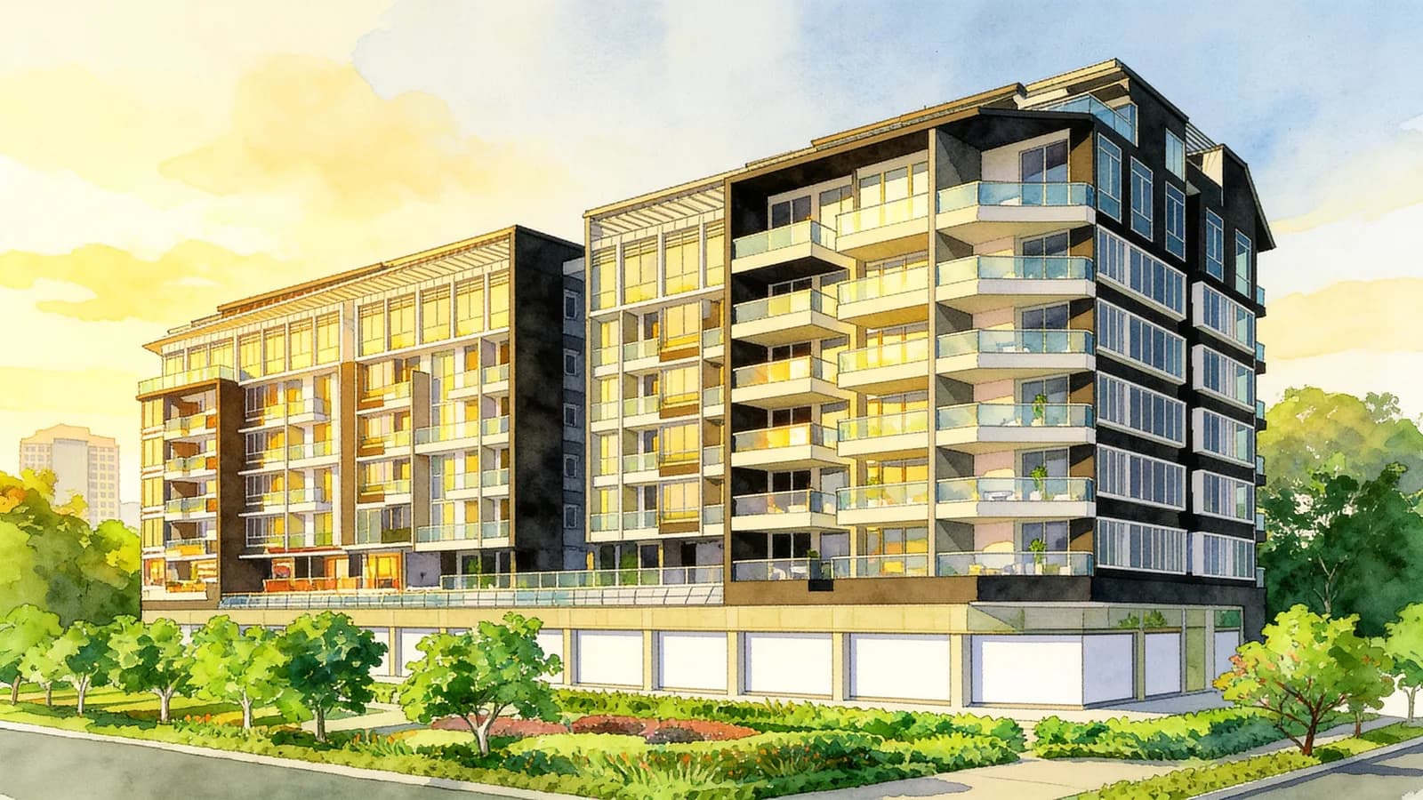 Loft @ Nathan, a condominium in Tanglin. Illustration is AI-generated.