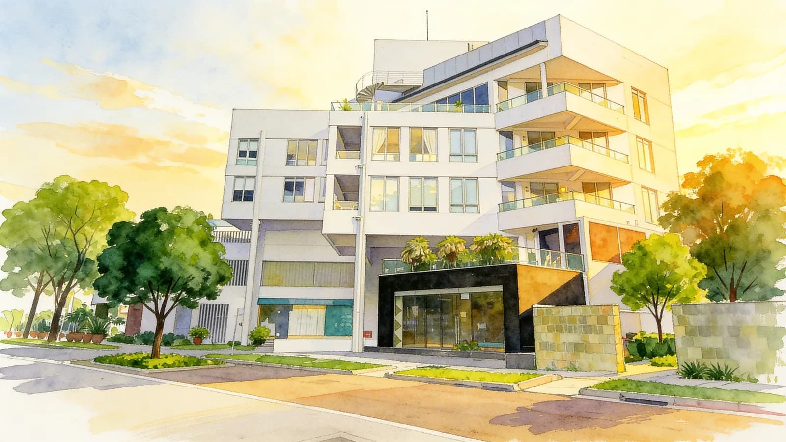 1 Nassim, a condominium in Tanglin. Illustration is AI-generated.