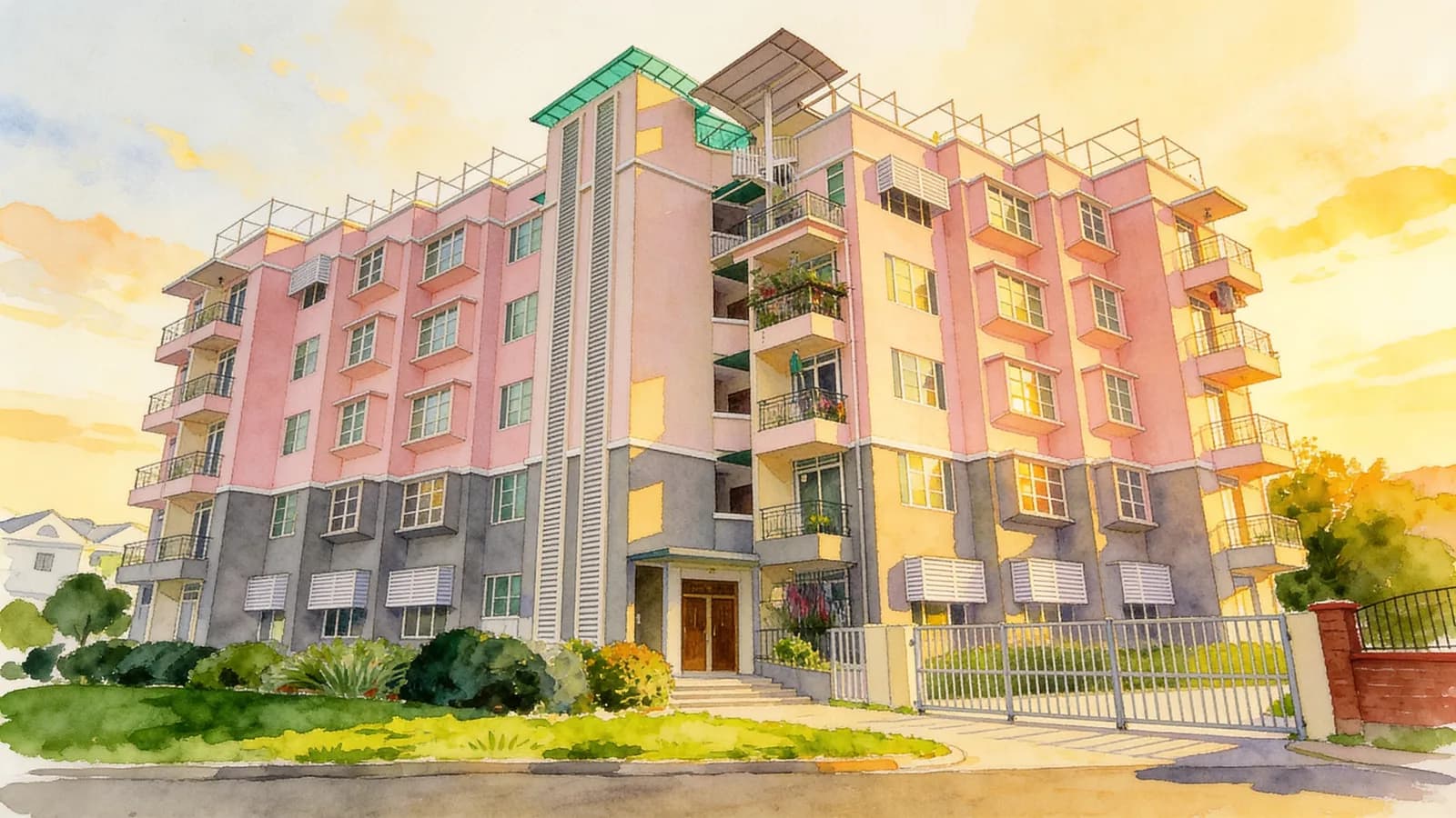 Toh Tuck Lodge, a condominium in Bukit Timah. Illustration is AI-generated.