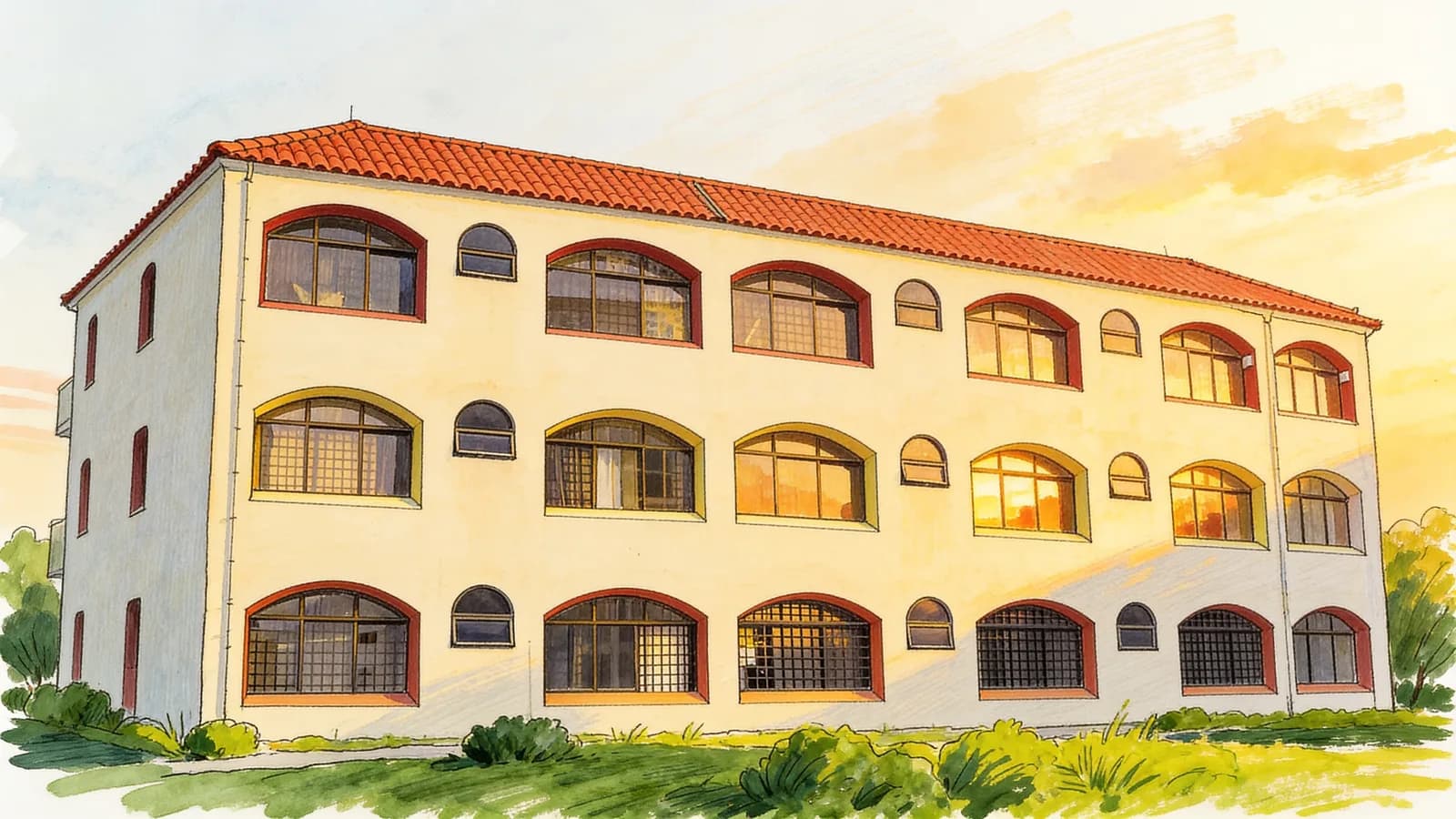 Le Arc, an apartment in Geylang. Illustration is AI-generated.