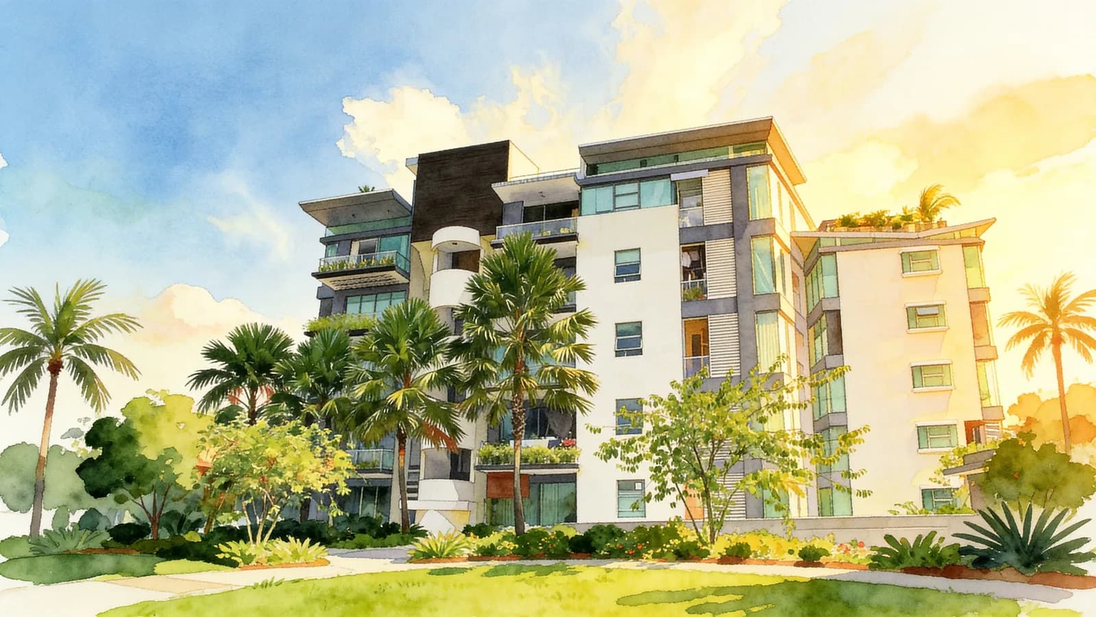 The Glacier, a condominium in Bedok. Illustration is AI-generated.
