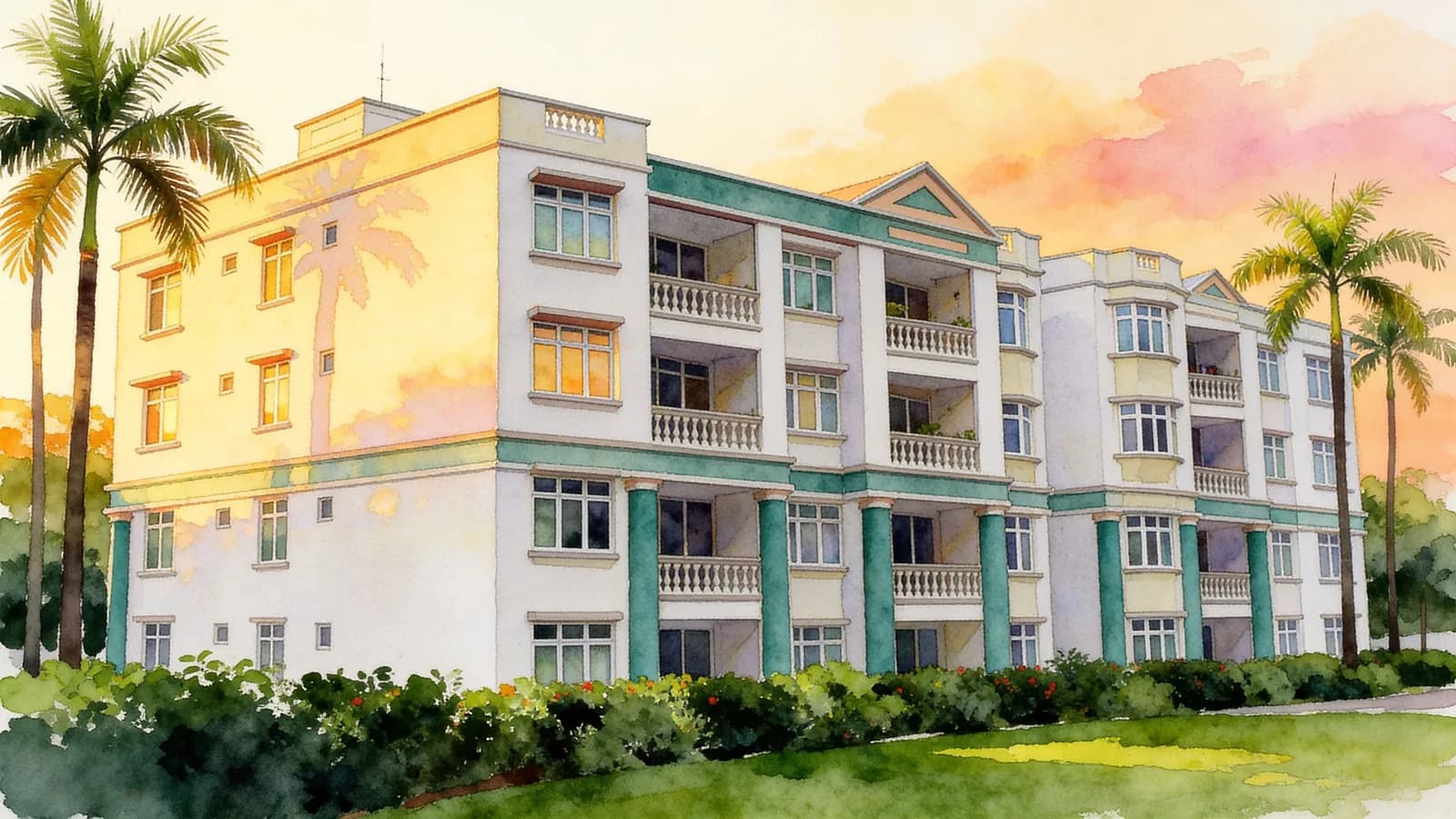 Pasir View Park, a condominium in Queenstown. Illustration is AI-generated.