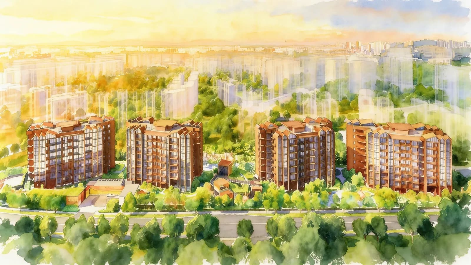 Kassia, an 8-storey condominium in Pasir Ris. Illustration is AI-generated.