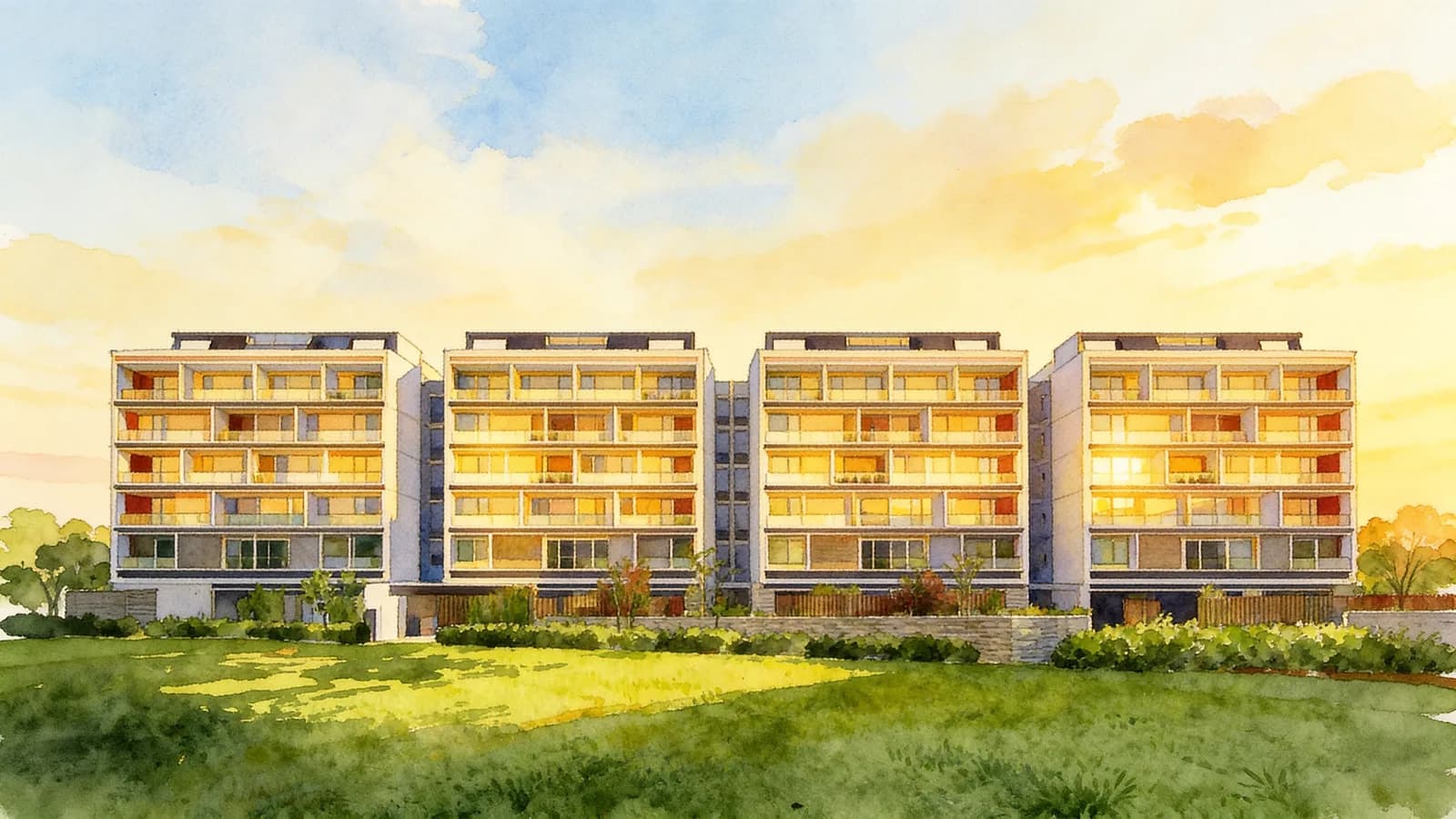 Seletar Park Residence, a 5-storey condominium in Serangoon. Illustration is AI-generated.