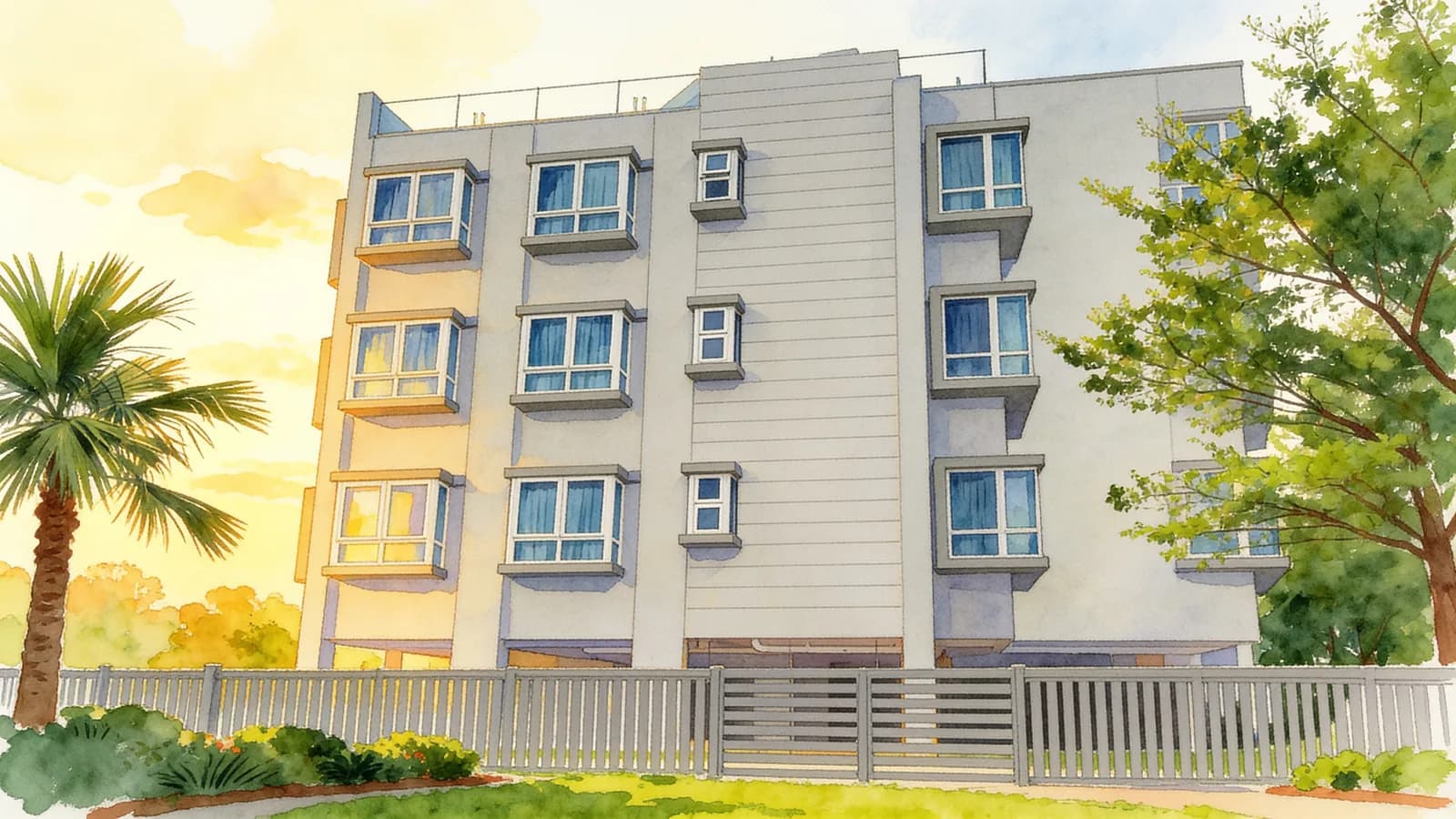 E-space, an apartment in Bedok. Illustration is AI-generated.
