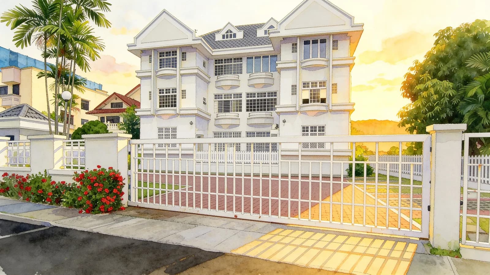 Candeville, a condominium in Bedok. Illustration is AI-generated.