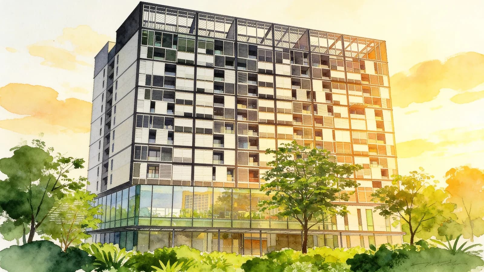 Martin No 38, an apartment in River Valley. Illustration is AI-generated.
