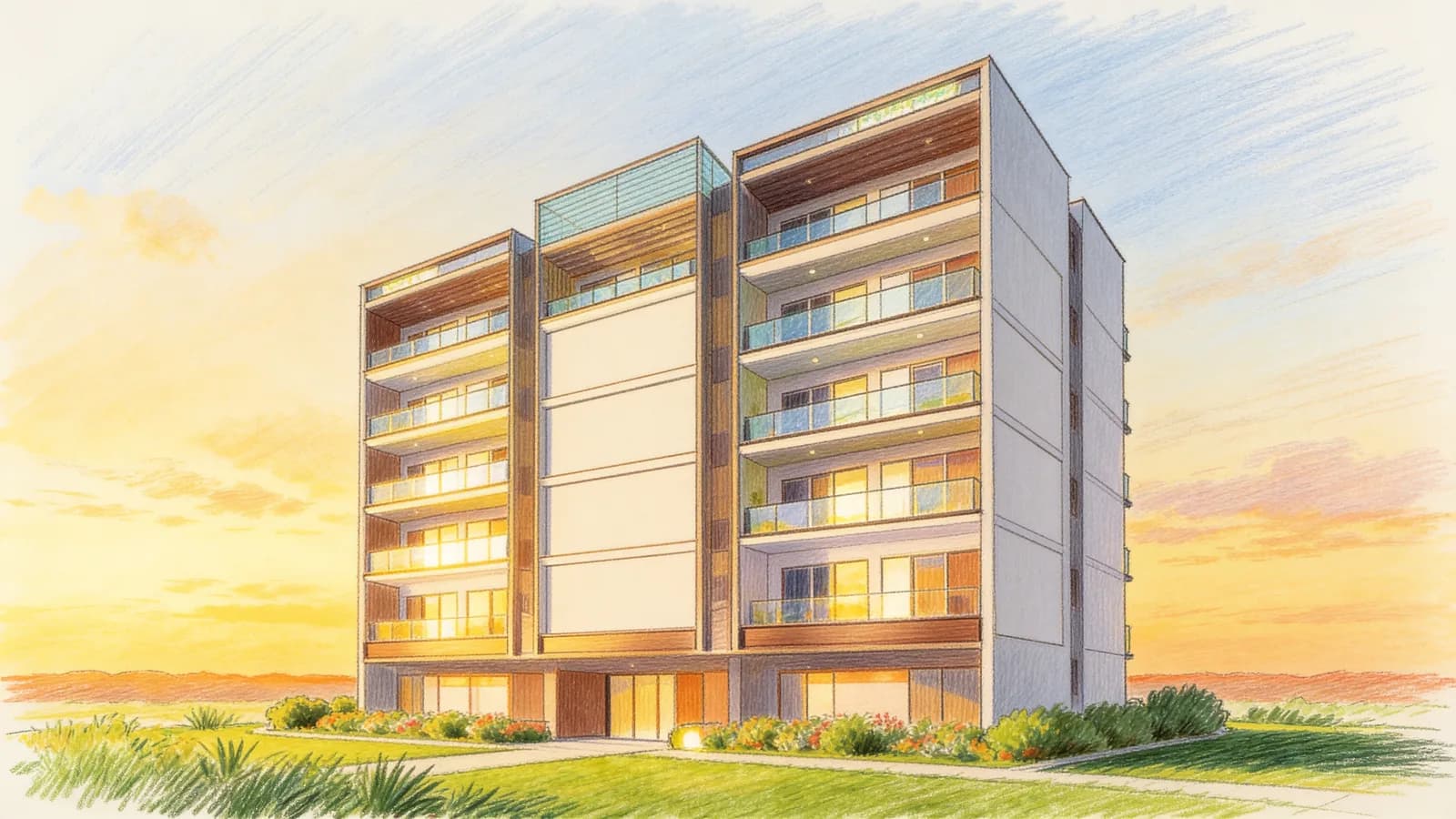 Edenz Loft, an 8-storey apartment in Geylang. Illustration is AI-generated.