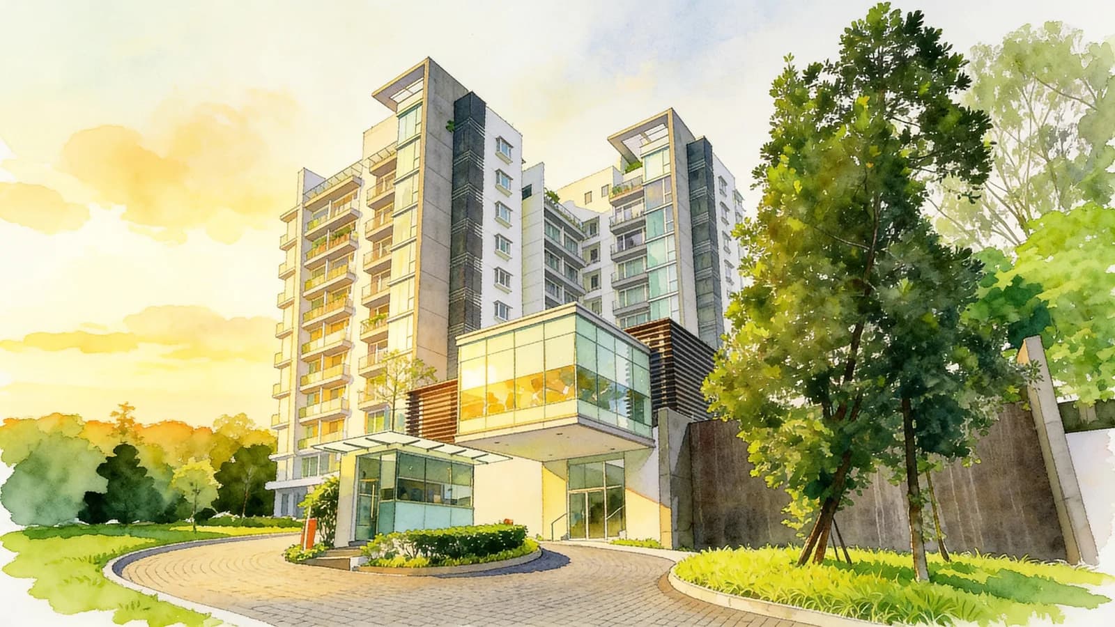 The Levelz, a condominium in Tanglin. Illustration is AI-generated.