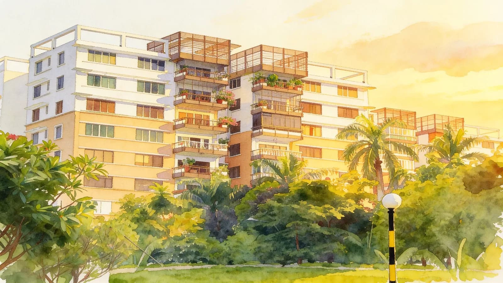 Botanic Gardens Mansion, an apartment in Tanglin. Illustration is AI-generated.