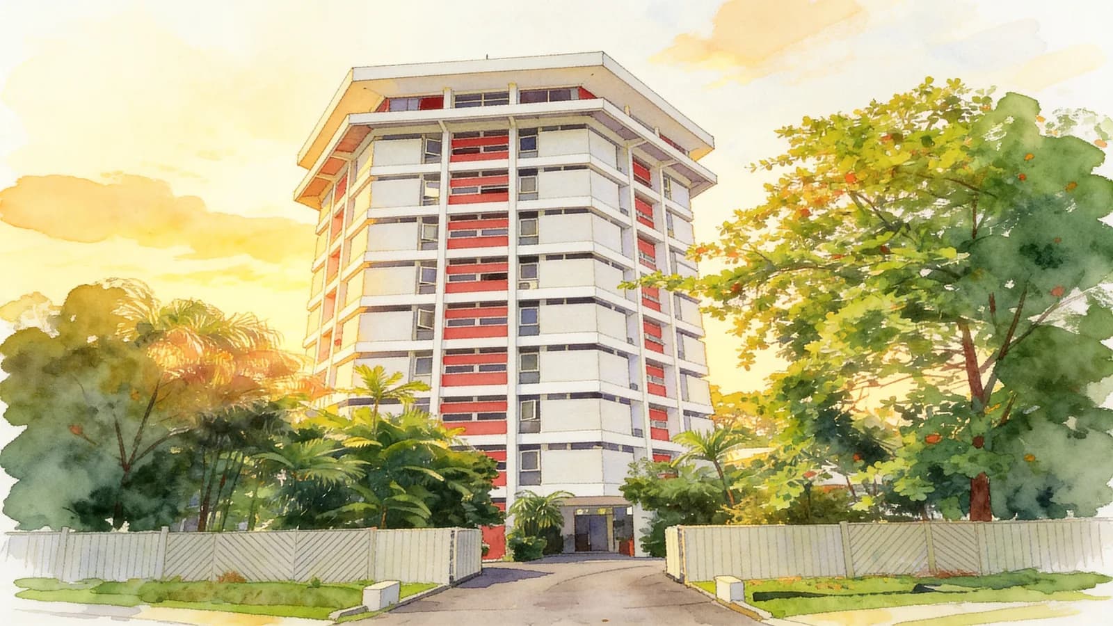 Starpoint, a condominium in Queenstown. Illustration is AI-generated.