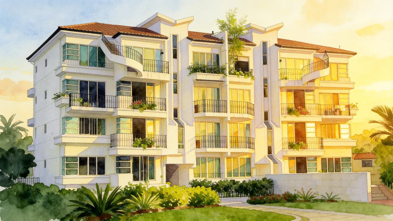 Fortune Spring, a condominium in Bedok. Illustration is AI-generated.