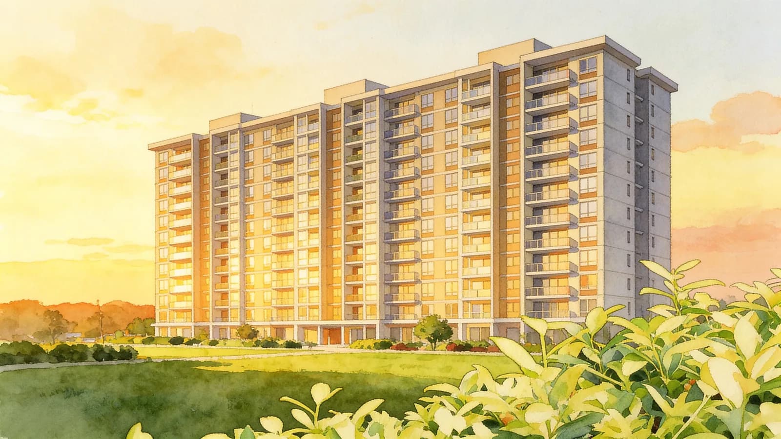 Luma, a condominium in River Valley. Illustration is AI-generated.