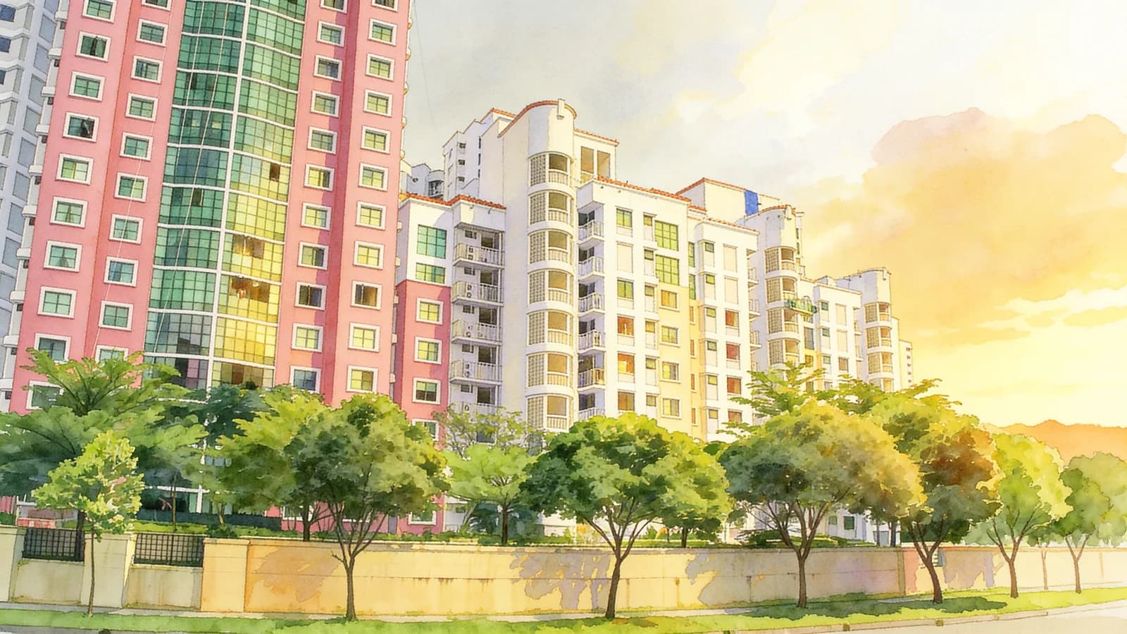 Westmere, a 20-storey condominium in Jurong East. Illustration is AI-generated.