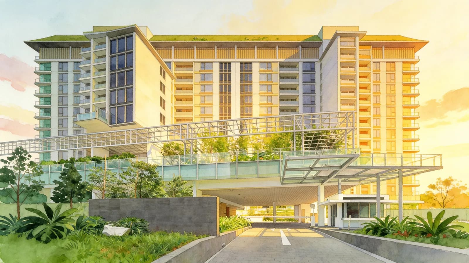 Miro, a 27-storey condominium in Novena. Illustration is AI-generated.