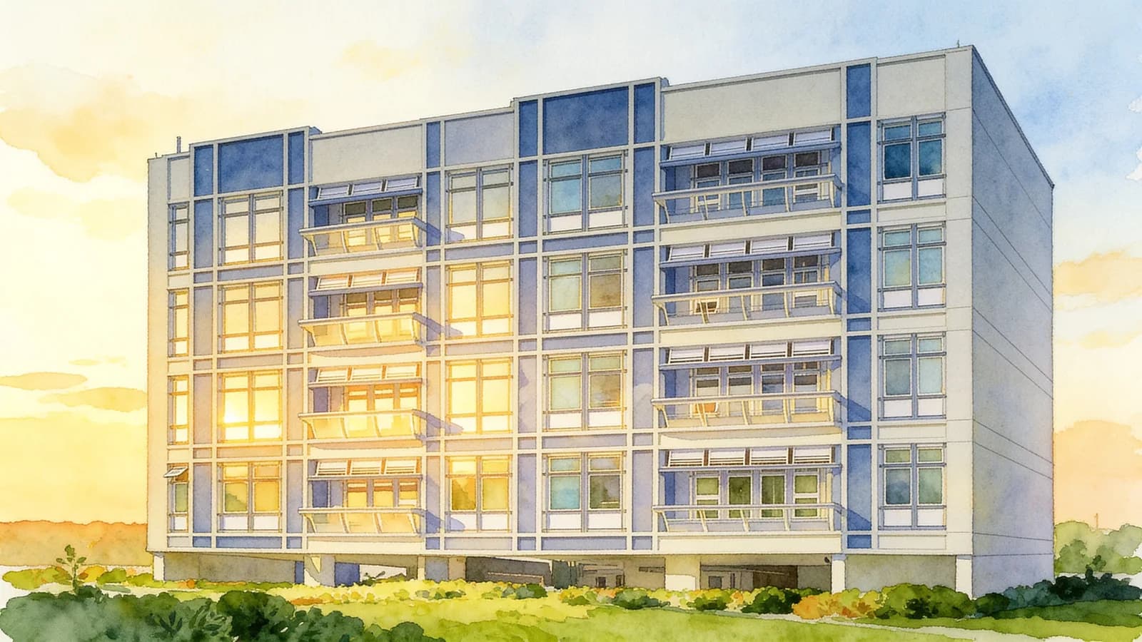 Canberlin Apartments, a condominium in Geylang. Illustration is AI-generated.