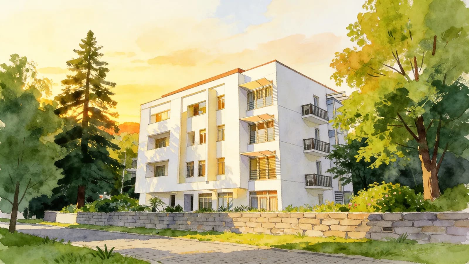 The Loft, a 4-storey condominium in Tanglin. Illustration is AI-generated.