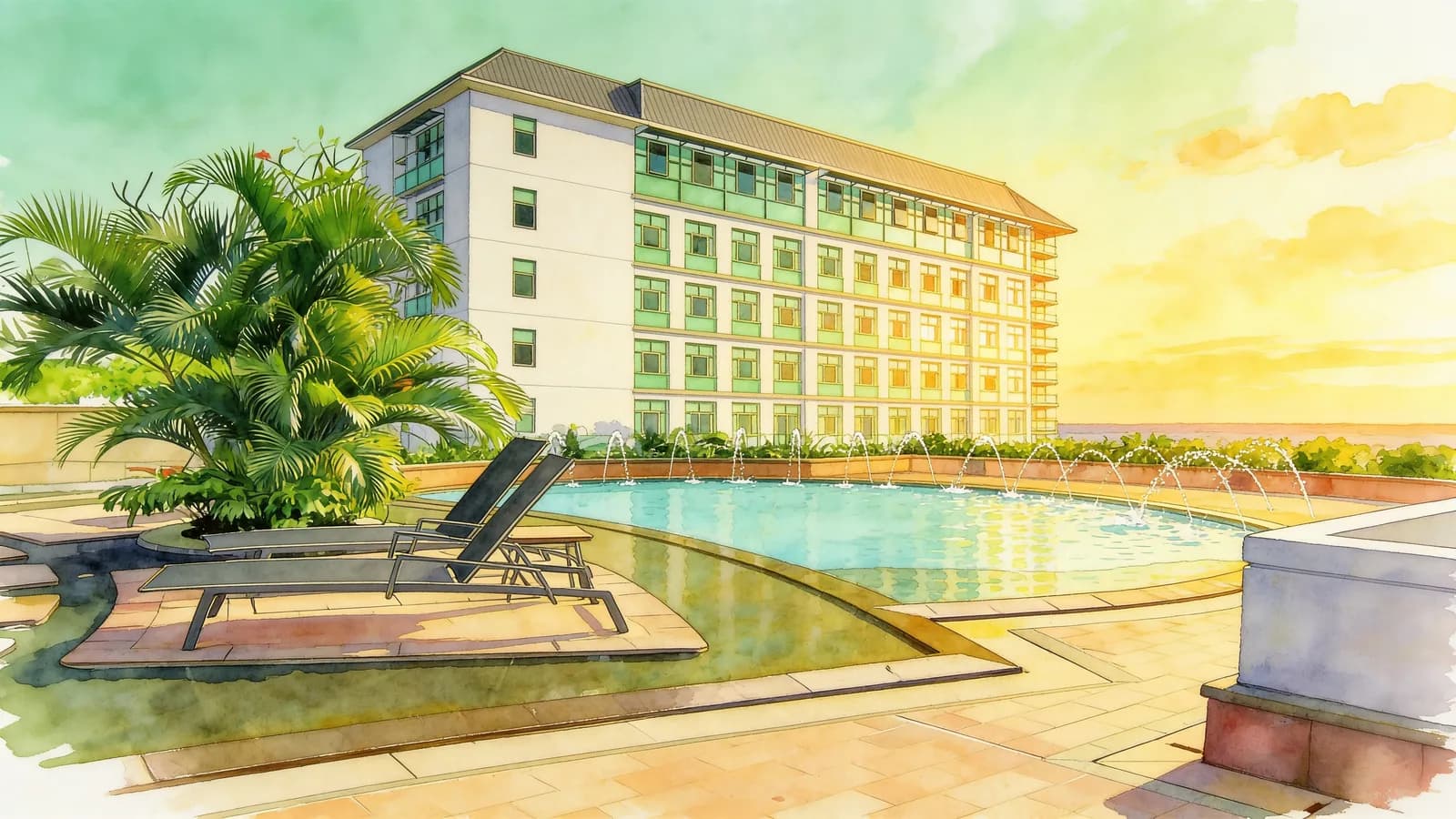 Newton 18, an apartment in Novena. Illustration is AI-generated.