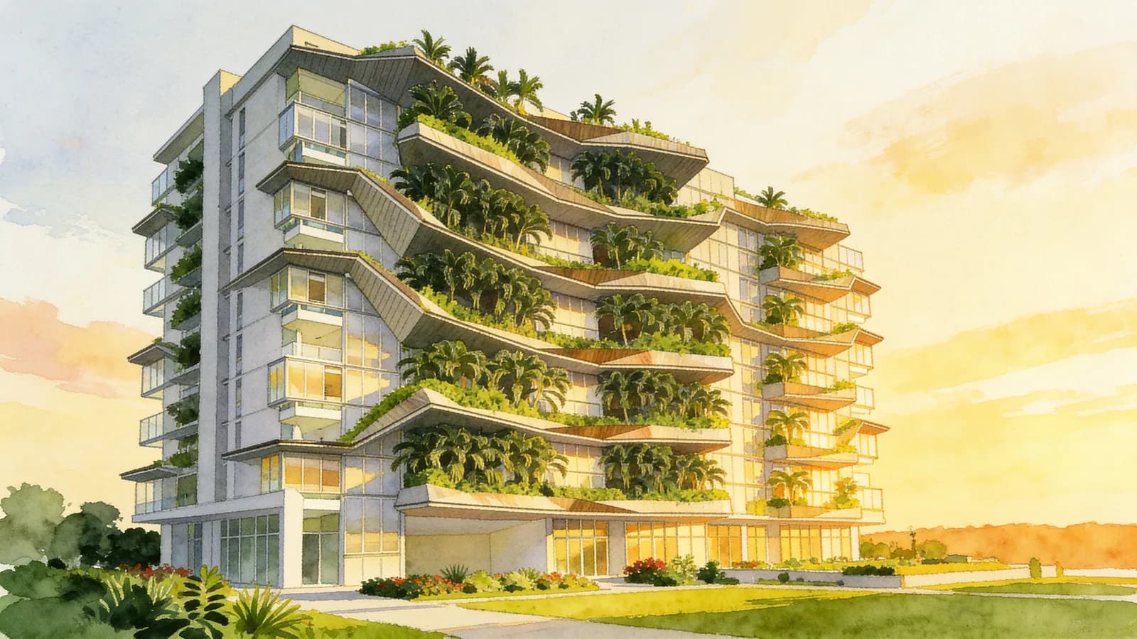 The Oliv, a condominium in Tanglin. Illustration is AI-generated.