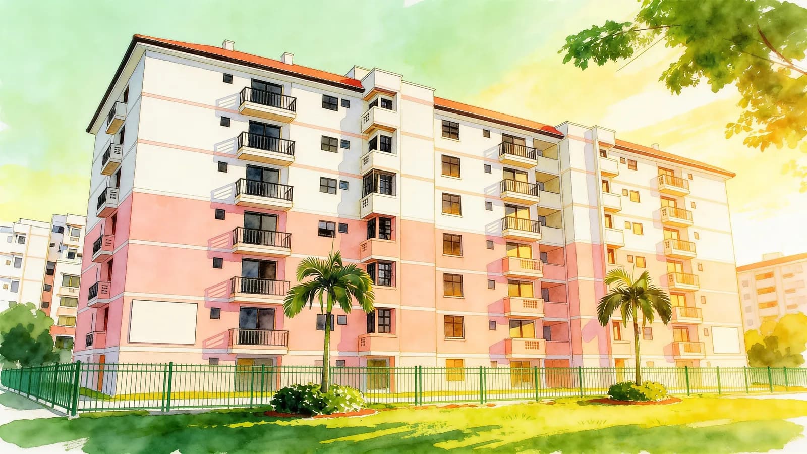 Grande Vista, a condominium in Ang Mo Kio. Illustration is AI-generated.