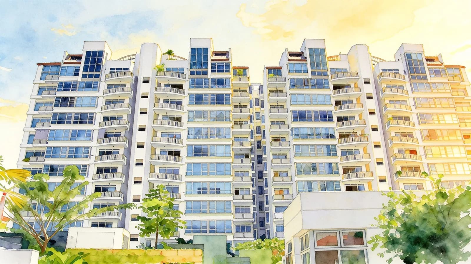 Starville, a condominium in Bedok. Illustration is AI-generated.