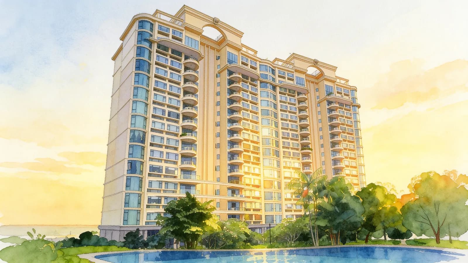 Thomson 800, a 20-storey condominium in Toa Payoh. Illustration is AI-generated.