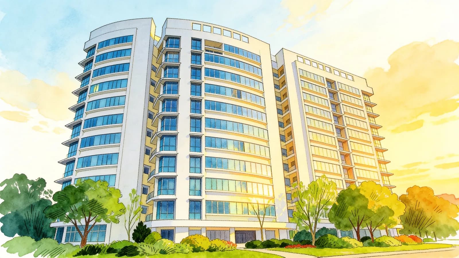 The Equatorial, a 15-storey condominium in Tanglin. Illustration is AI-generated.