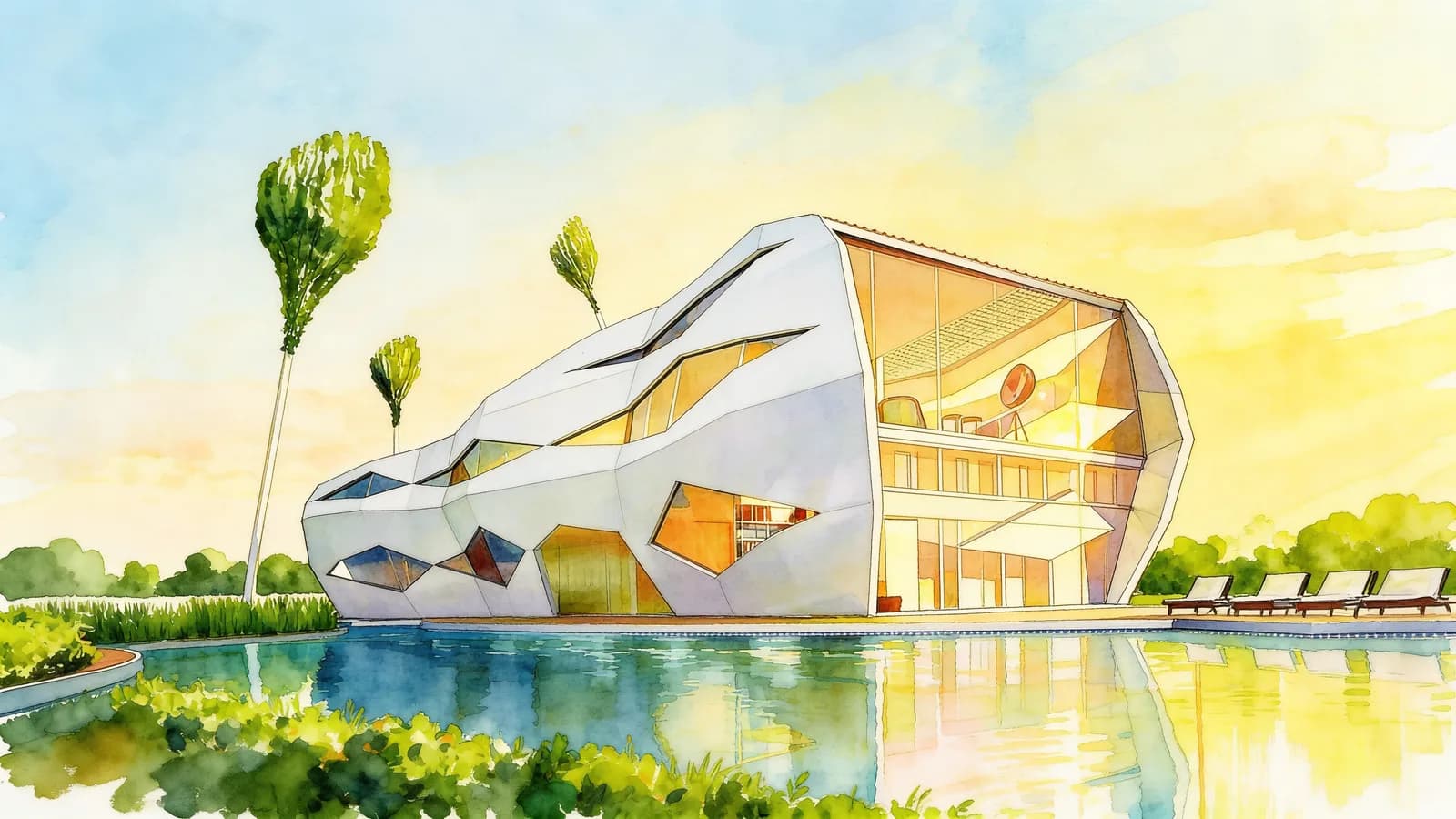 Ecopolitan, a 16-storey executive condominium in Punggol. Illustration is AI-generated.