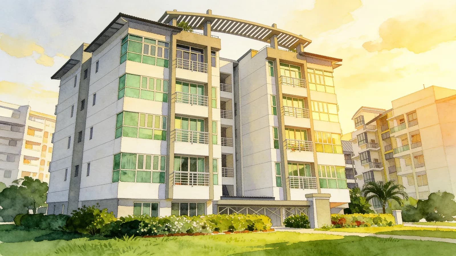 Haig Ten, an apartment in Geylang. Illustration is AI-generated.