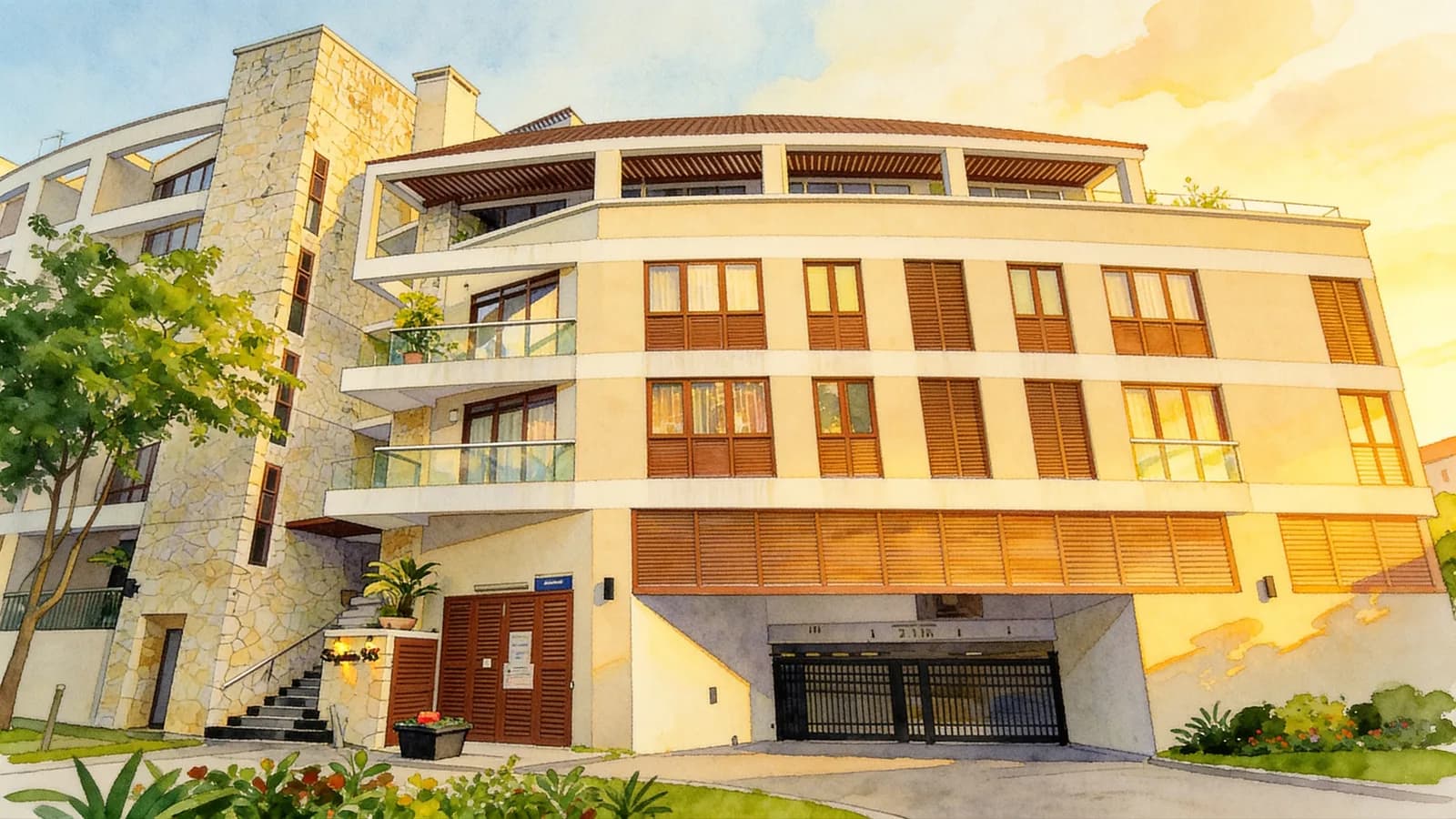 Sophia 98, a 6-storey condominium in Rochor. Illustration is AI-generated.