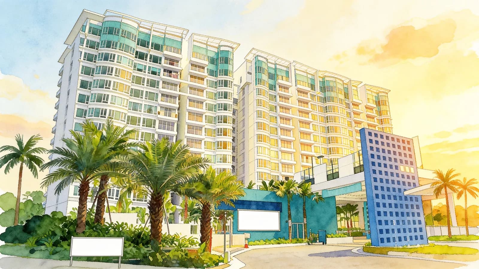 Blossoms @ Woodleigh, a condominium in Toa Payoh. Illustration is AI-generated.