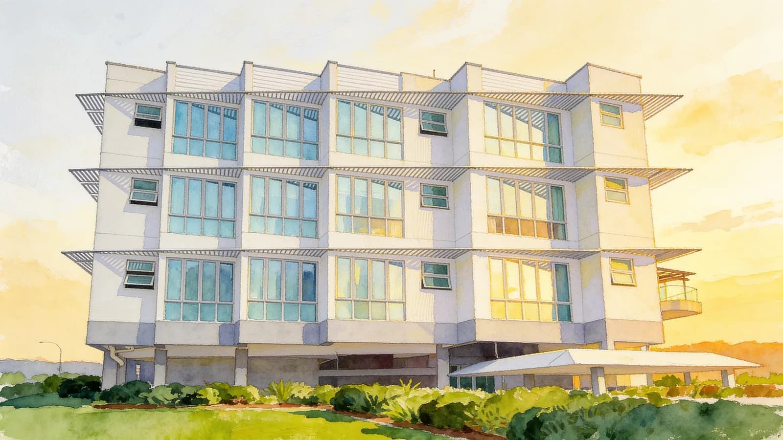 Glamour Ville, an apartment in Bedok. Illustration is AI-generated.