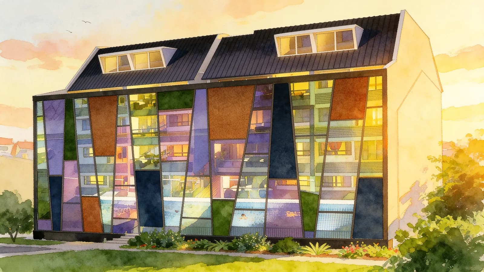 Presto @ Upper Serangoon, a 5-storey condominium in Serangoon. Illustration is AI-generated.