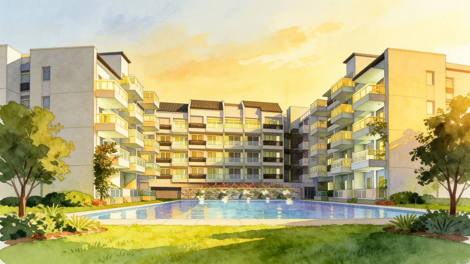 Parc Elegance, a 5-storey condominium in Bedok. Illustration is AI-generated.