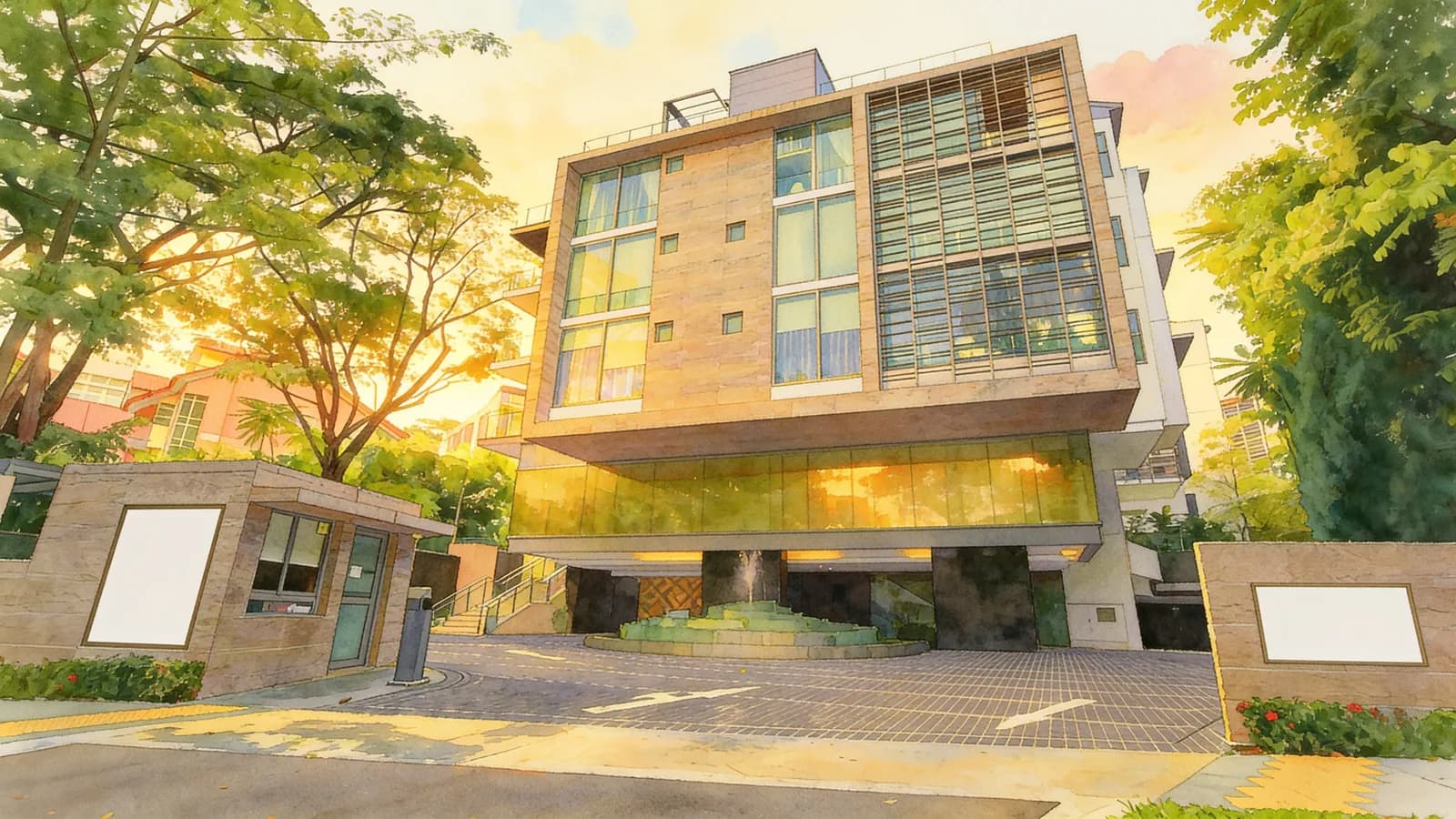 Sage, a 5-storey condominium in Tanglin. Illustration is AI-generated.