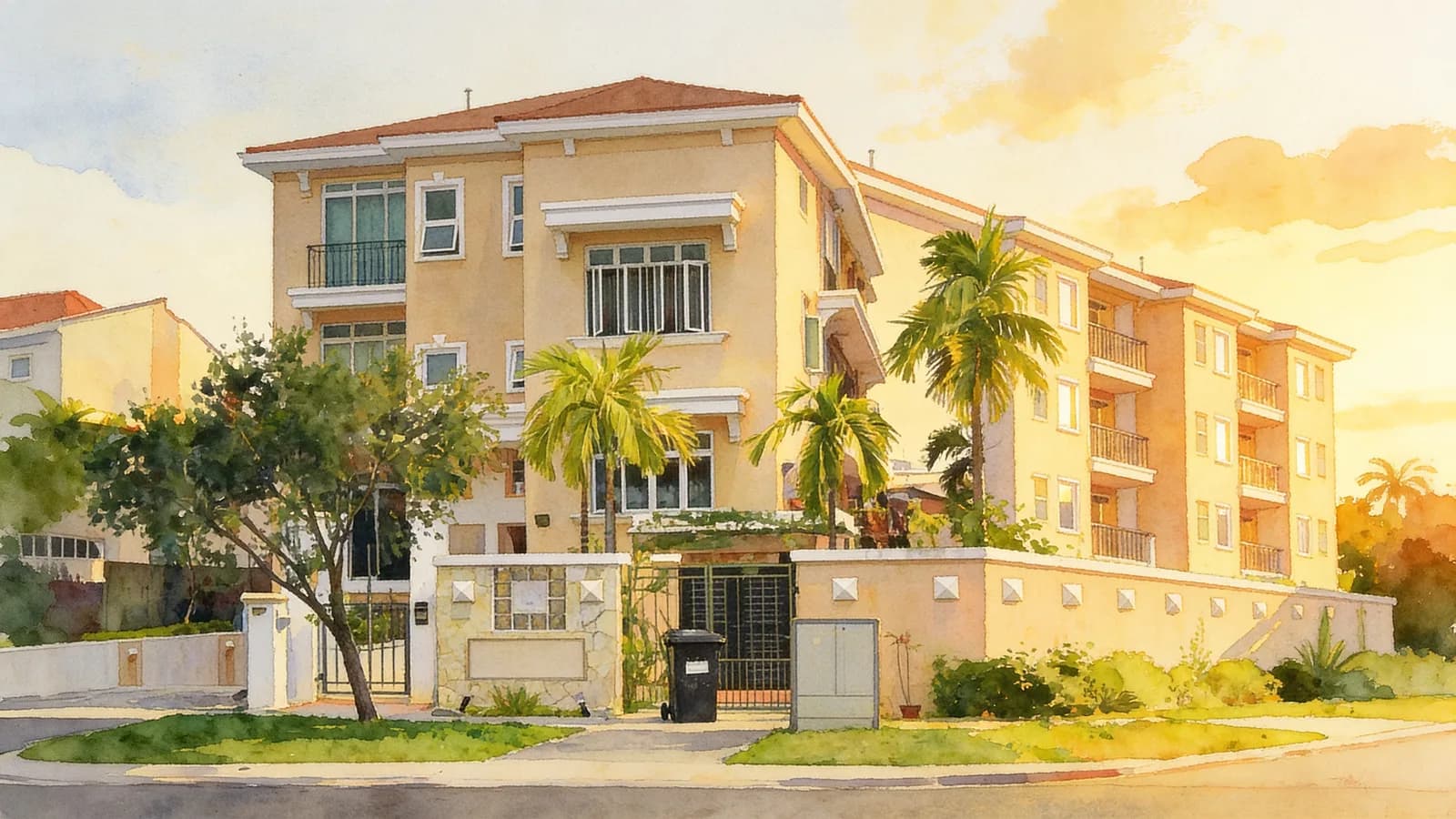 Ovada 8, a condominium in Geylang. Illustration is AI-generated.