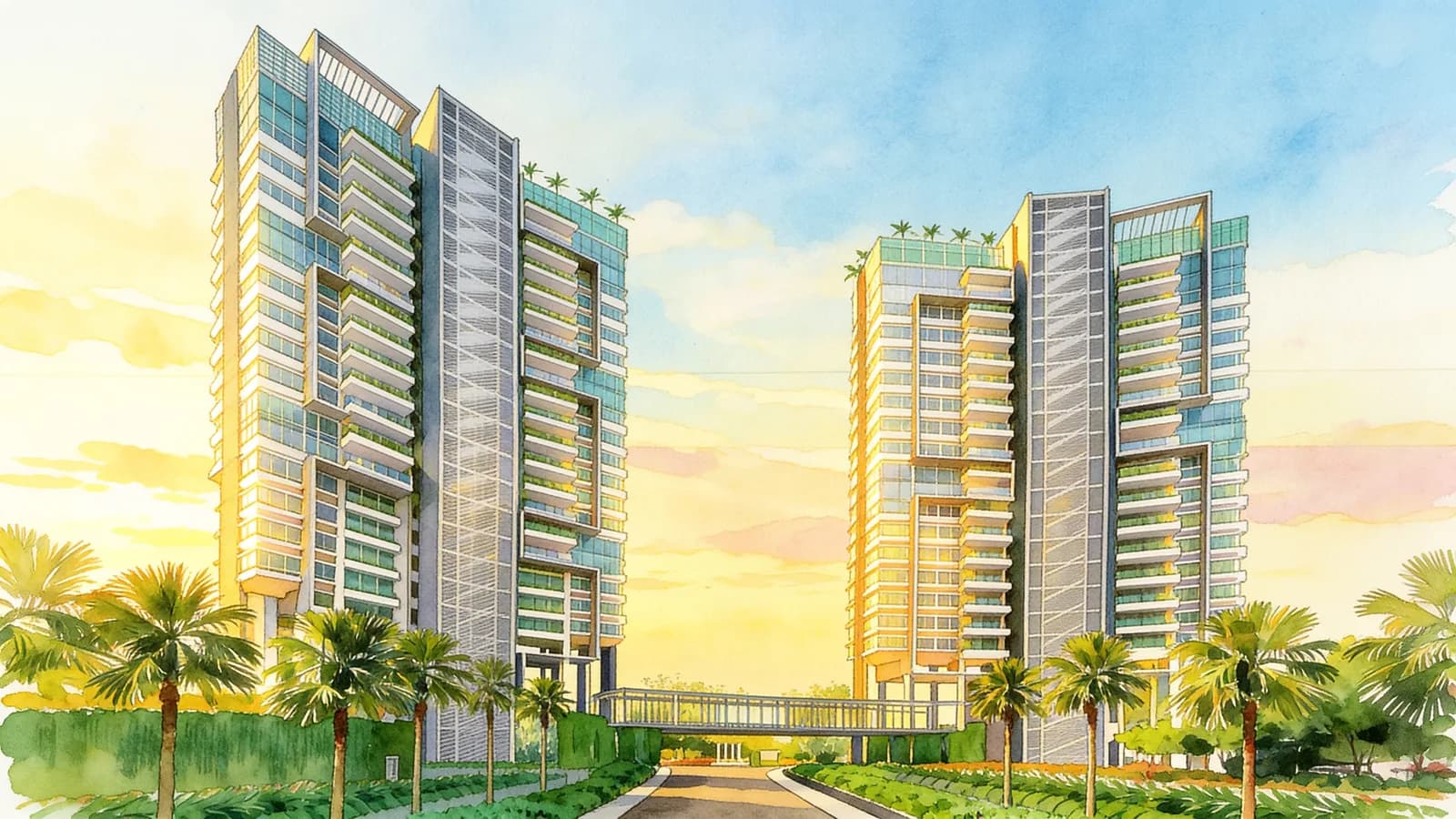 The Regency At Tiong Bahru, a 35-storey condominium in Bukit Merah. Illustration is AI-generated.