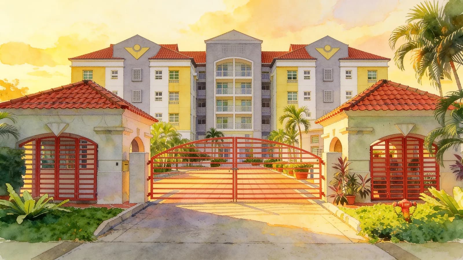 Sandy Palm, a condominium in Pasir Ris. Illustration is AI-generated.