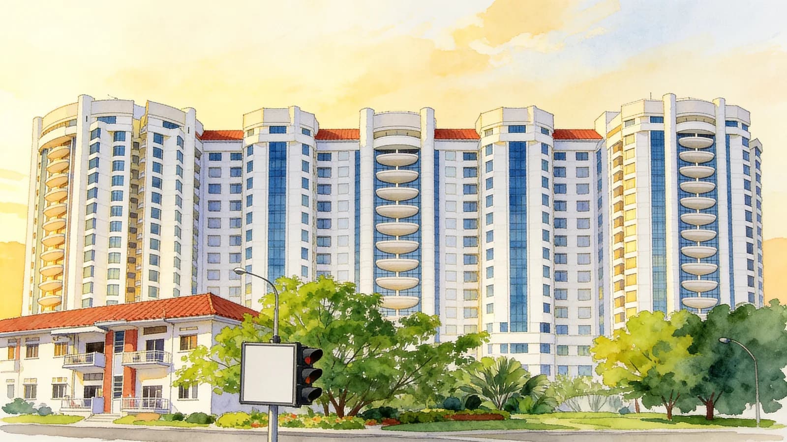 Valley Park, a 20-storey condominium in Tanglin. Illustration is AI-generated.