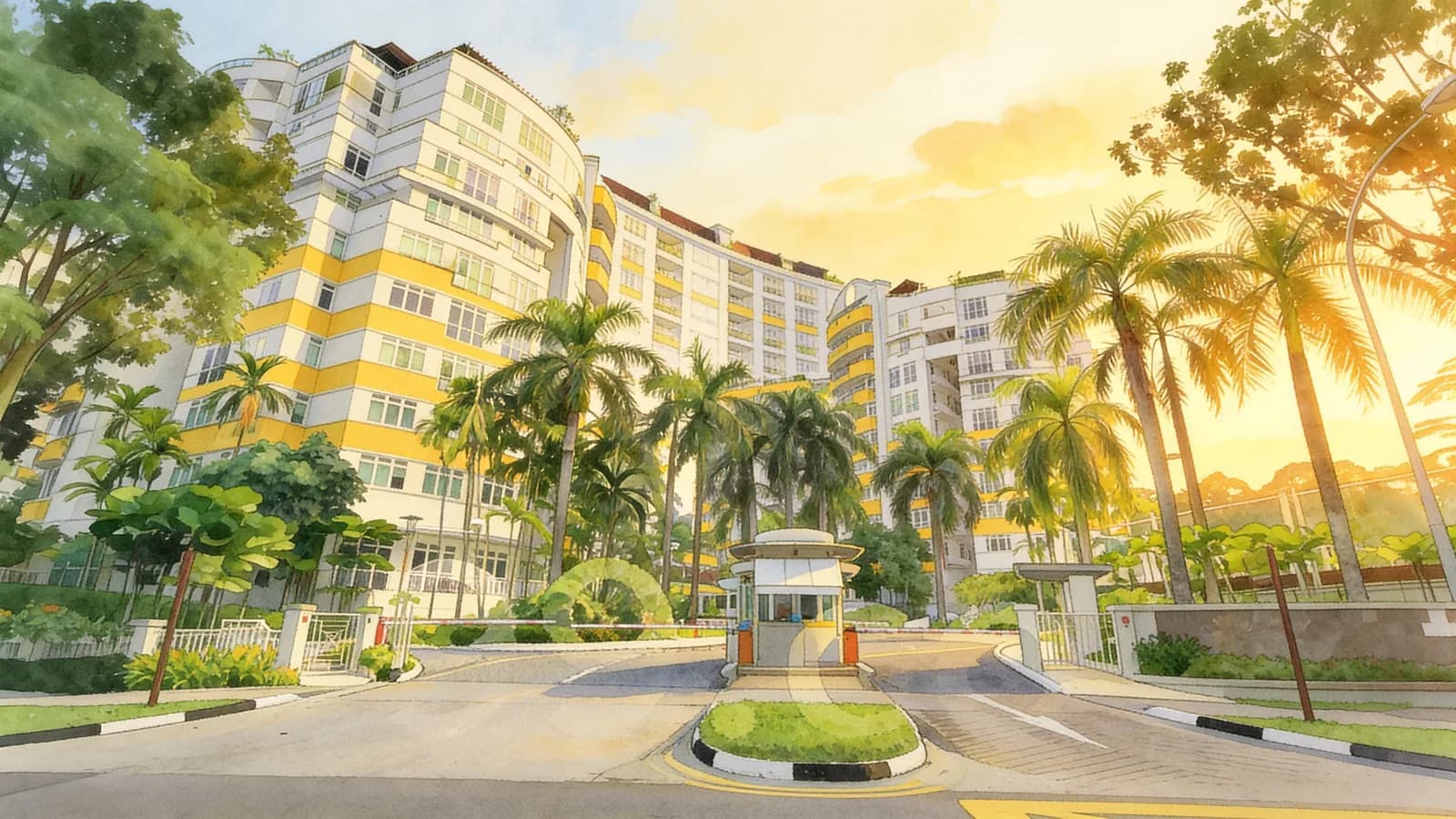 The Petals, a condominium in Bukit Batok. Illustration is AI-generated.