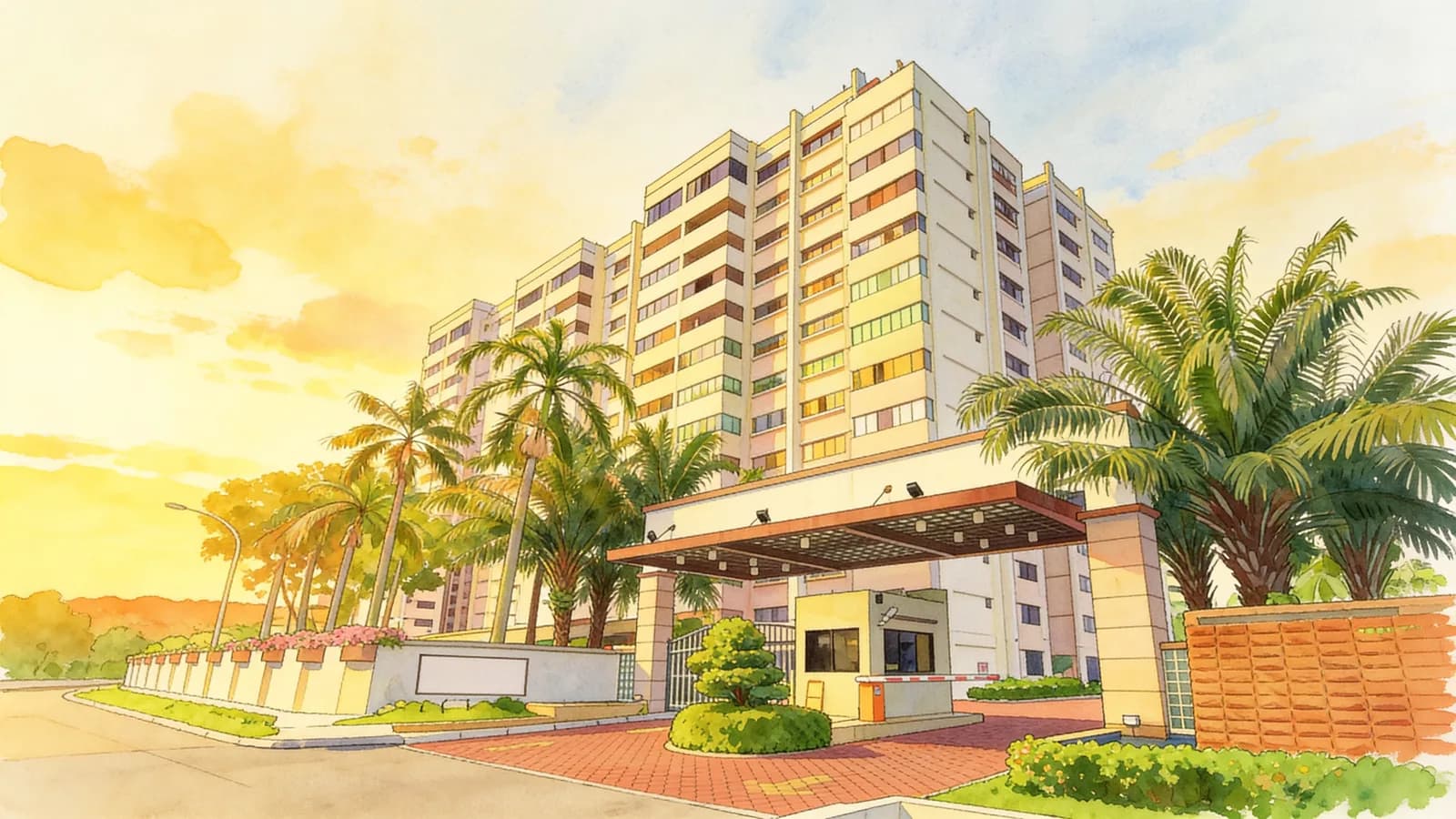 Windy Heights, a condominium in Bedok. Illustration is AI-generated.