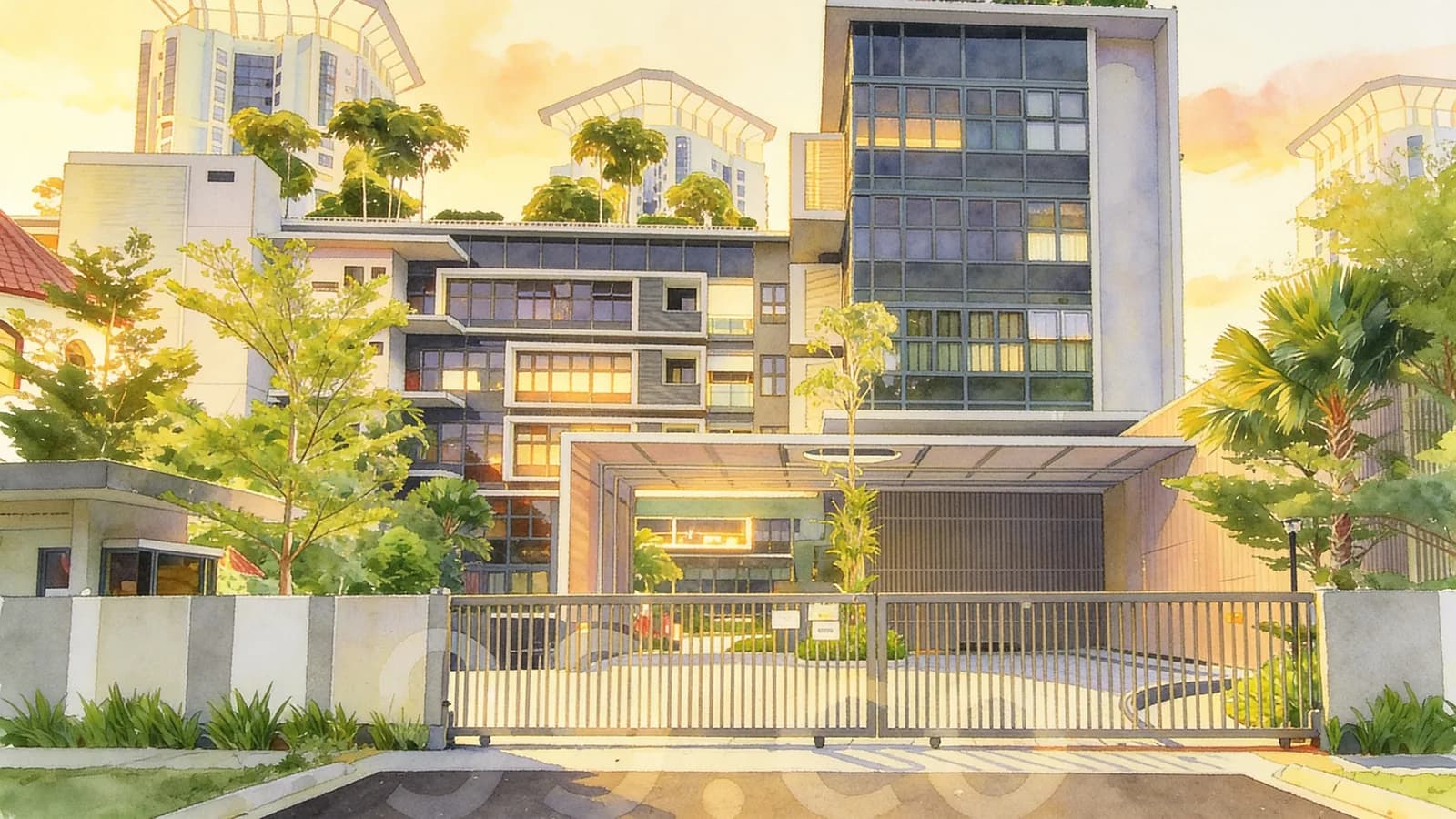 Uber 388, a condominium in Bedok. Illustration is AI-generated.